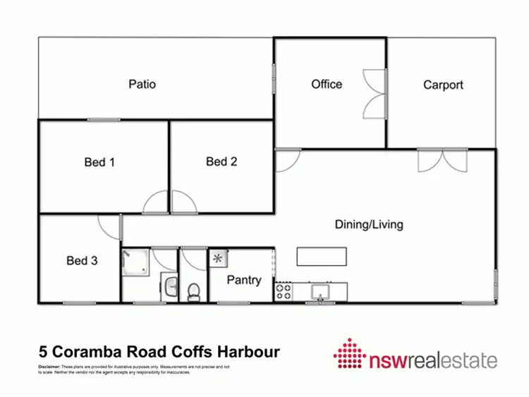 Floorplan of Homely house listing, 5 Coramba Road, Coffs Harbour NSW 2450