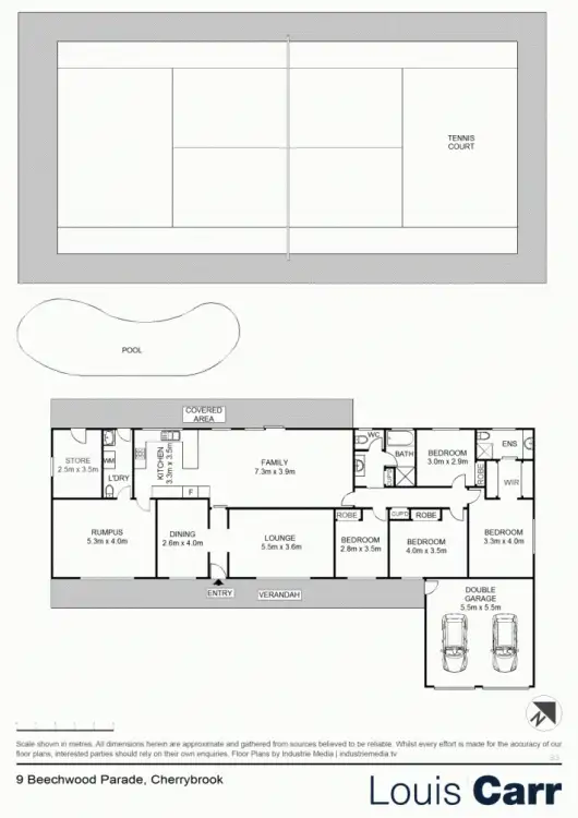 Floorplan of Homely house listing, 9 Beechwood Parade, Cherrybrook NSW 2126
