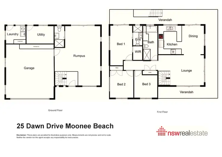 Floorplan of Homely house listing, 25 Dawn Drive, Moonee Beach NSW 2450