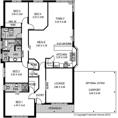 Floorplan of Homely house listing, 7E Campbell Close, Murray Bridge SA 5253
