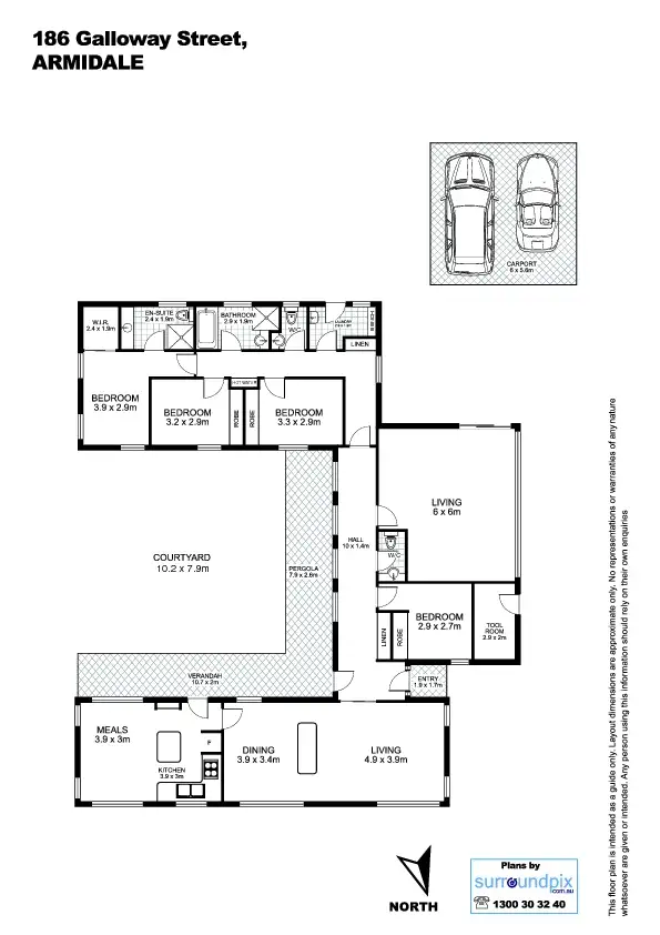 Floorplan of Homely house listing, Address available on request