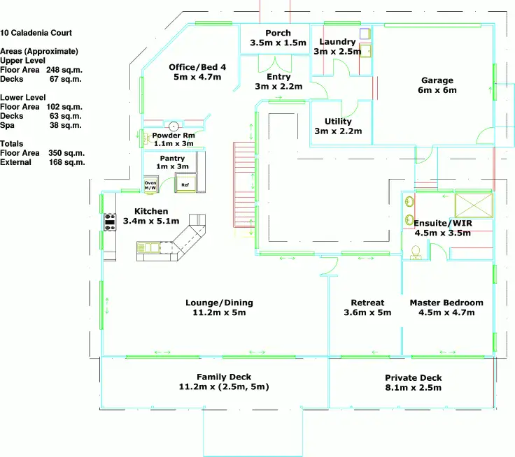 Floorplan of Homely rural property listing, 10 Caladenia Court, Maroochy River QLD 4561
