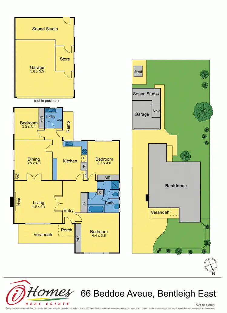 Floorplan of Homely house listing, 66 Beddoe Avenue, Bentleigh East VIC 3165