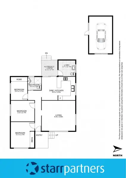 Floorplan of Homely house listing, 3 Day Street, Colyton NSW 2760