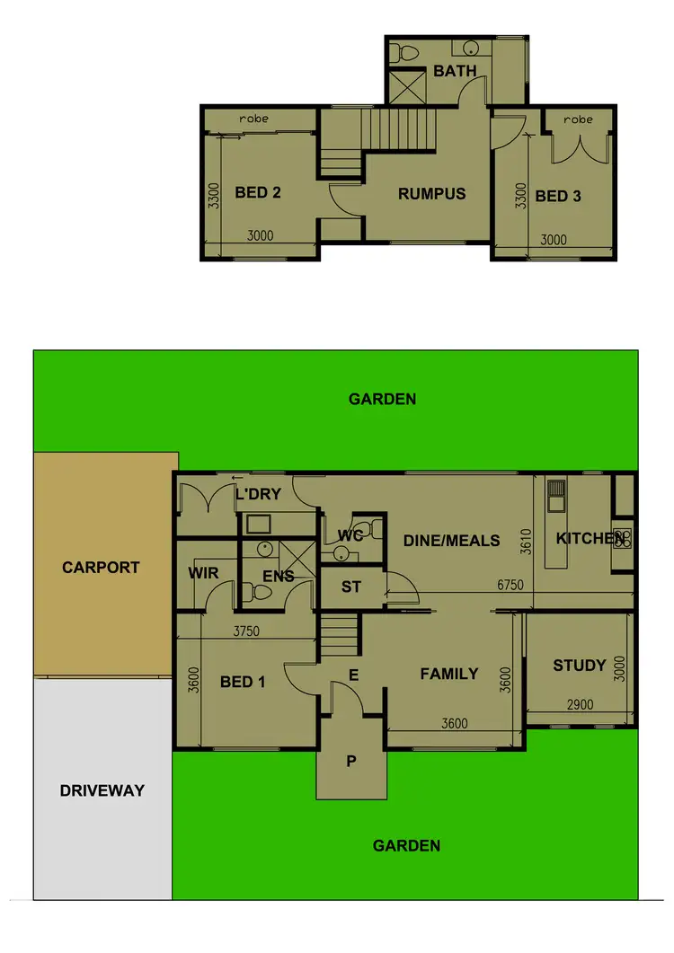 Floorplan of Homely townhouse listing, 2/16 Redwood Court, Narre Warren VIC 3805
