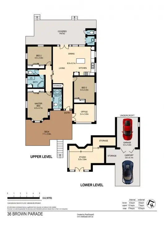Floorplan of Homely house listing, 36 Brown Parade, Ashgrove QLD 4060