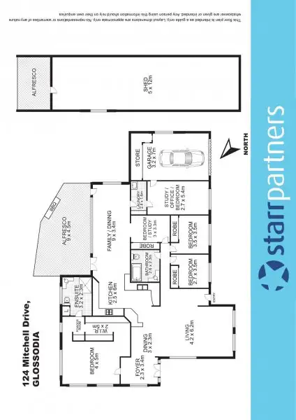 Floorplan of Homely house listing, 124 Mitchell Drive, Glossodia NSW 2756