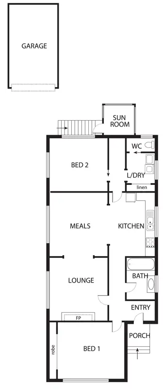 Floorplan of Homely house listing, 65 Rainer St, Pascoe Vale South VIC 3044