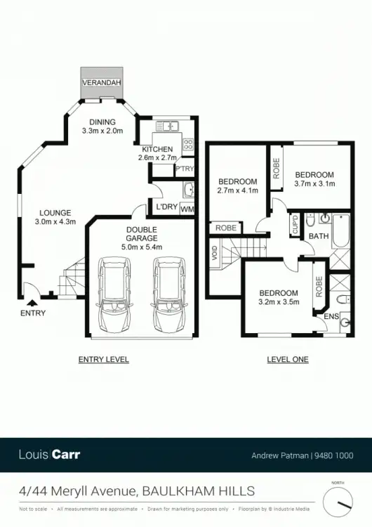 Floorplan of Homely house listing, 4/44-46 Meryll Avenue, Baulkham Hills NSW 2153