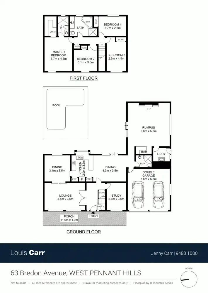 Floorplan of Homely house listing, 63 Bredon Avenue, West Pennant Hills NSW 2125