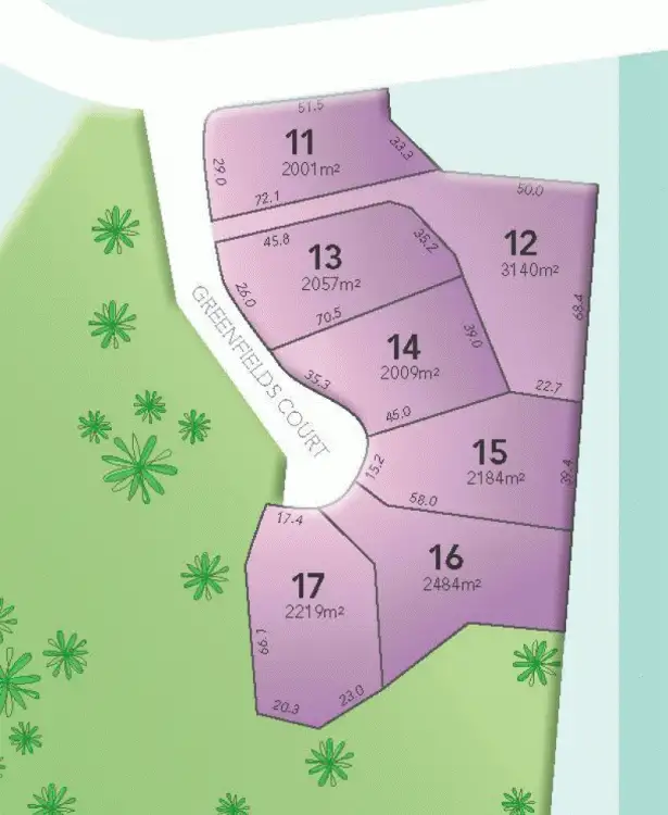 Floorplan of Homely land listing, Lot 12 Greenfields Court, Maleny QLD 4552