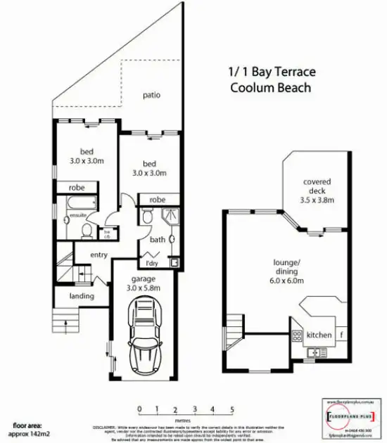 Floorplan of Homely unit listing, 1/1 Bay Terrace, Coolum Beach QLD 4573