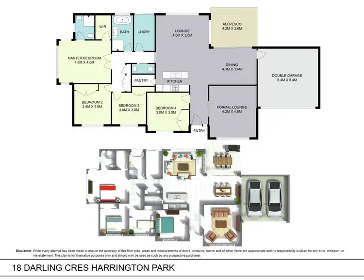 Floorplan of Homely house listing, 18 Darling Crescent, Harrington Park NSW 2567