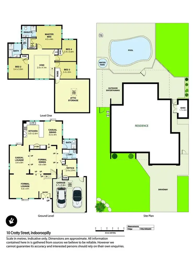 Floorplan of Homely house listing, 10 Crotty Street, Indooroopilly QLD 4068