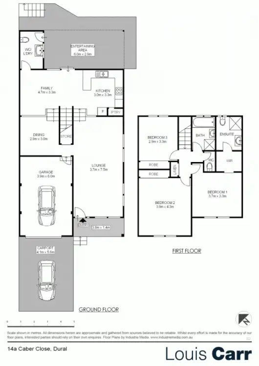 Floorplan of Homely house listing, 14a Caber Cl, Dural NSW 2158