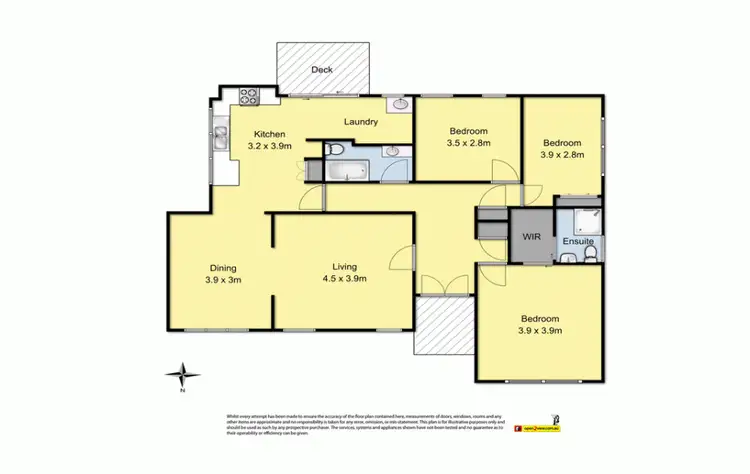 Floorplan of Homely house listing, 34 Moore Street, Colac VIC 3250