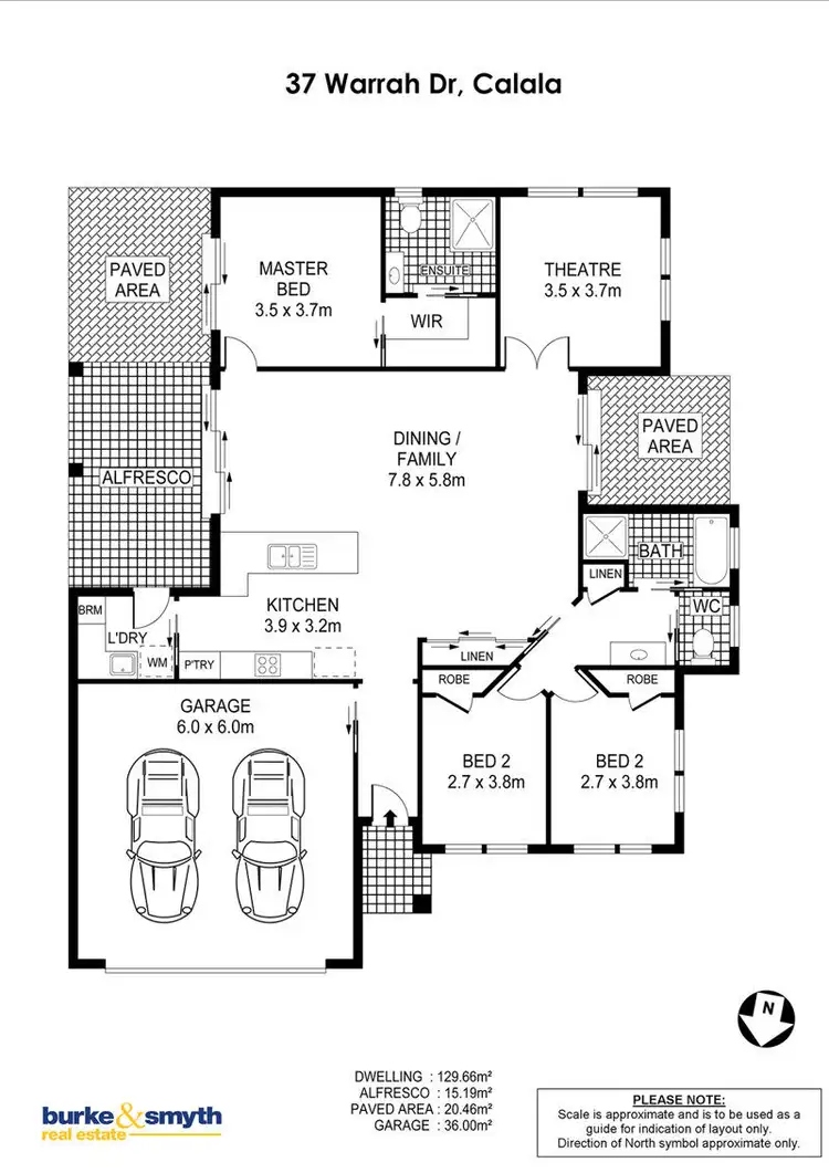 Floorplan of Homely house listing, 37 Warrah Drive, Tamworth NSW 2340
