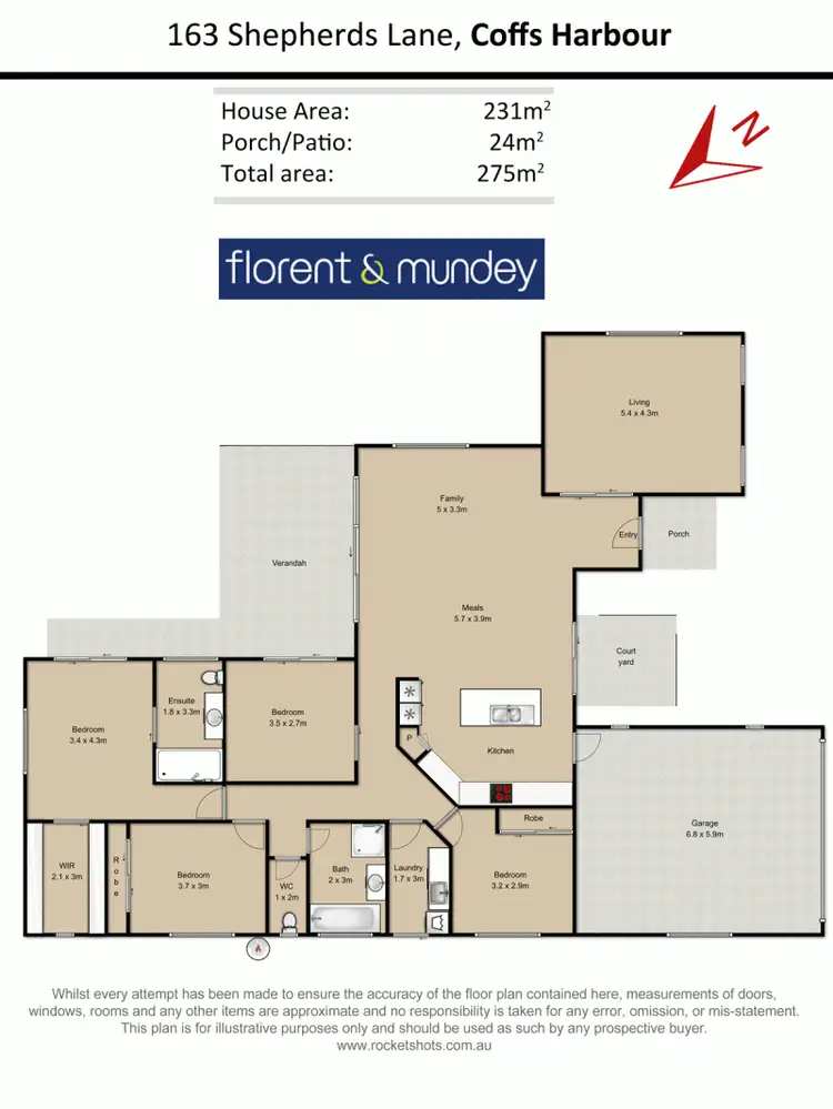 Floorplan of Homely house listing, 163 Shephards Lane, Coffs Harbour NSW 2450