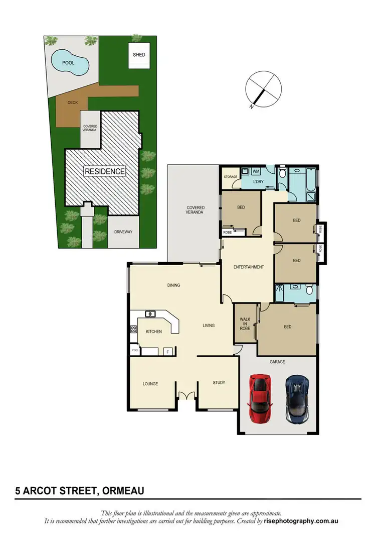 Floorplan of Homely house listing, 5 Arcot street, Ormeau QLD 4208
