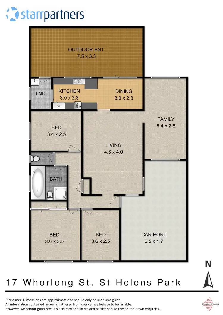 Floorplan of Homely house listing, 17 Whorlong St, St Helens Park NSW 2560