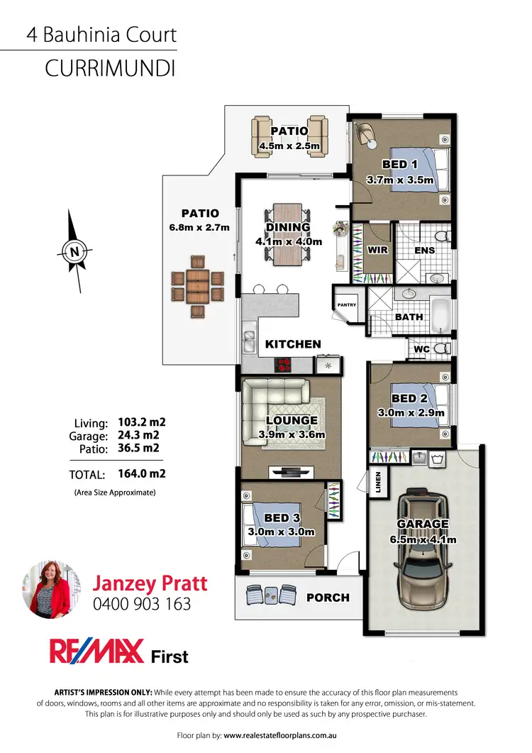 Floorplan of Homely house listing, 4 Bauhinia Court, Currimundi QLD 4551