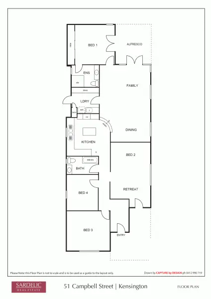 Floorplan of Homely house listing, 51 Campbell Street, Kensington WA 6151