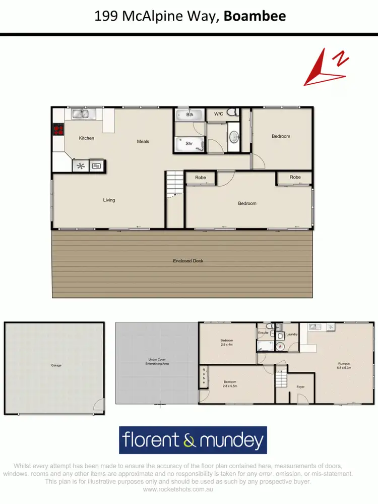 Floorplan of Homely house listing, 199 McAlpine Way, Boambee NSW 2450