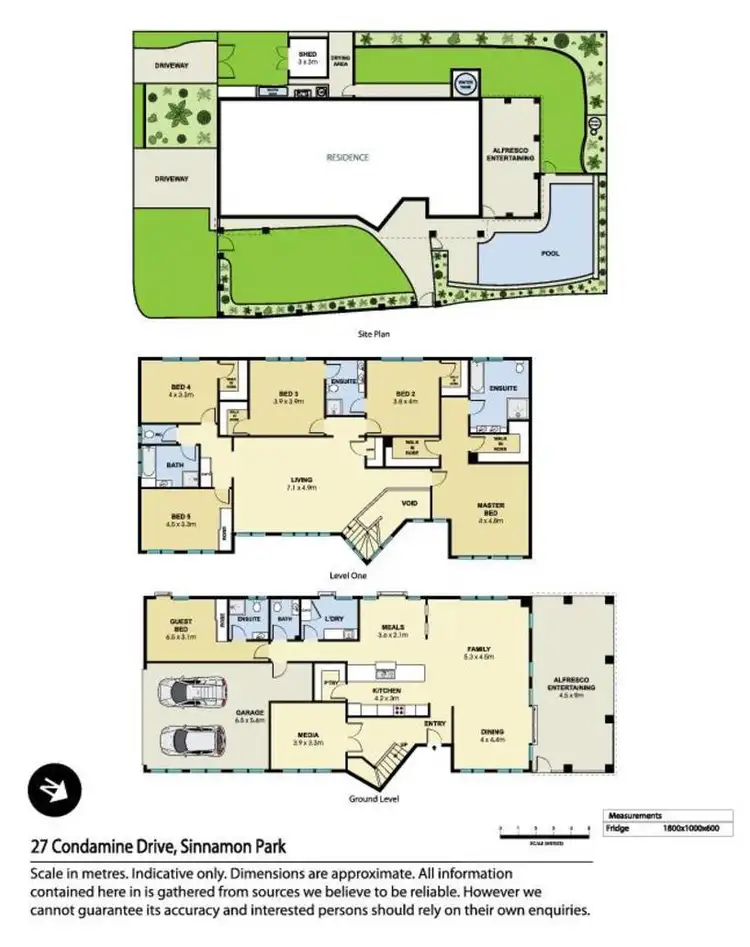 Floorplan of Homely house listing, 27 Condamine Drive, Sinnamon Park QLD 4073
