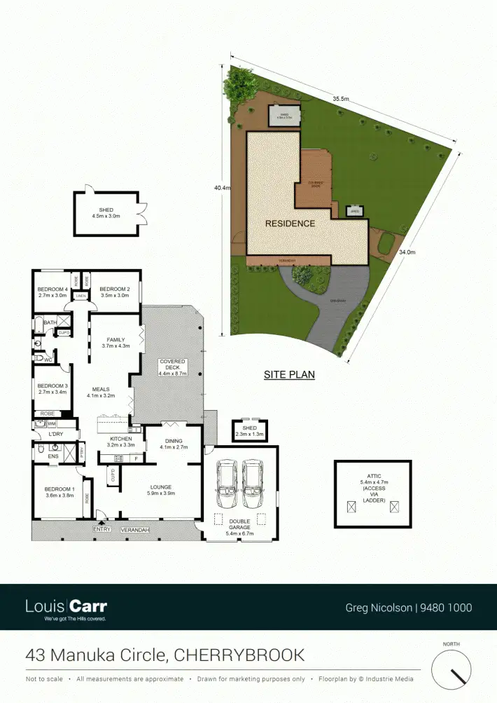 Floorplan of Homely house listing, 43 Manuka Circle, Cherrybrook NSW 2126
