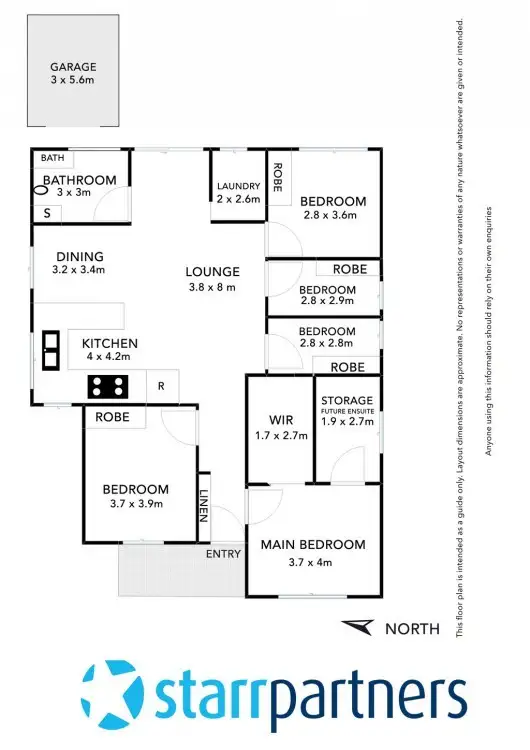 Floorplan of Homely house listing, 10 Valma Place, Colyton NSW 2760