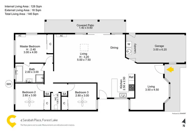 Floorplan of Homely house listing, 4 Sarabah Place, Forest Lake QLD 4078