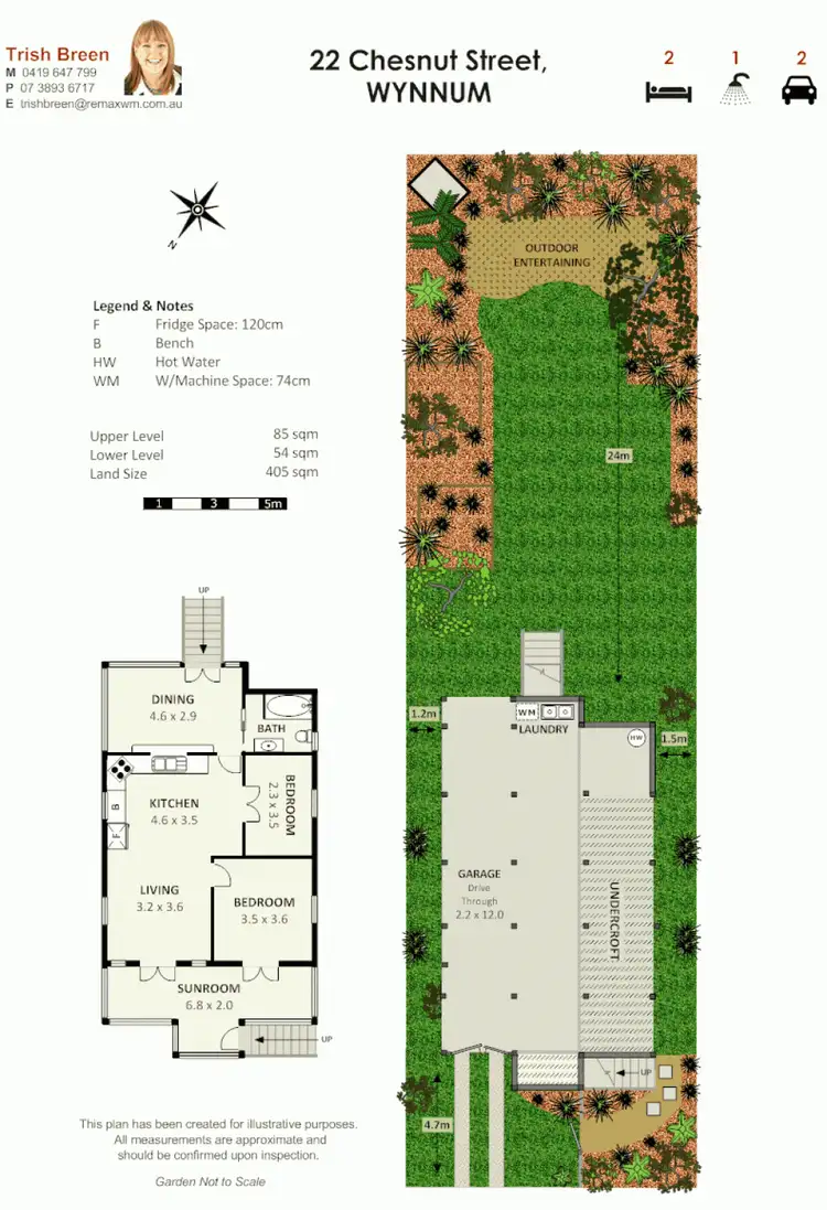 Floorplan of Homely house listing, 22 Chestnut St, Wynnum QLD 4178