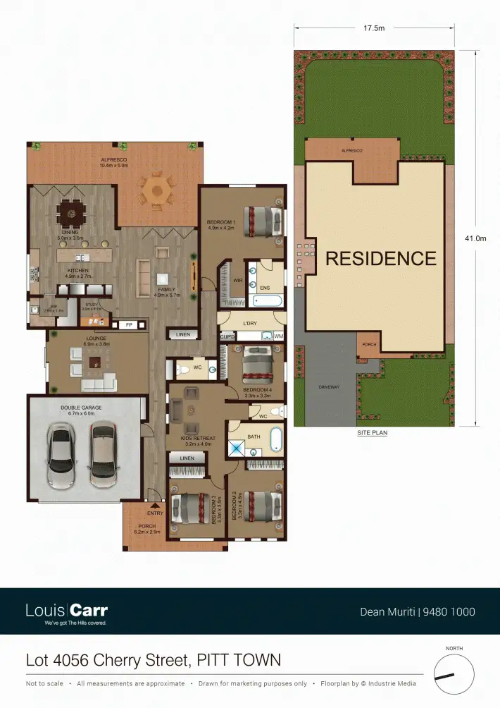 Floorplan of Homely house listing, 4 Cherry Street, Pitt Town NSW 2756