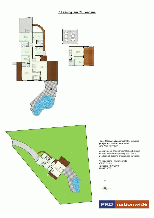 Floorplan of Homely house listing, 7 Leasingham Close, Eleebana NSW 2282