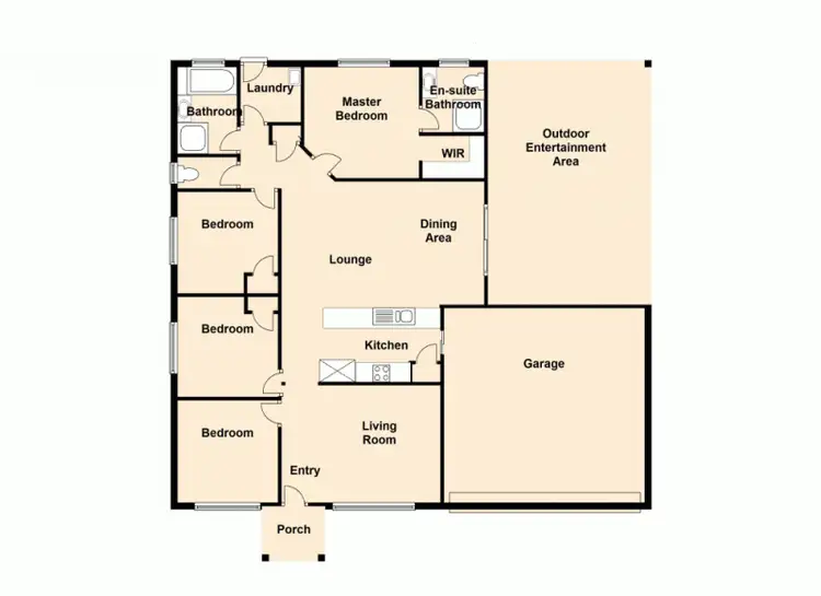 Floorplan of Homely house listing, 117 Cottontree Drive, Narangba QLD 4504
