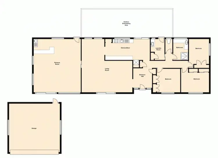 Floorplan of Homely house listing, 115 Frizzell Street, Stretton QLD 4116
