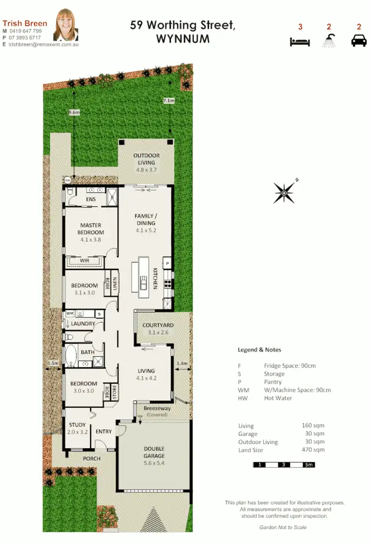 Floorplan of Homely house listing, 59 Worthing St, Wynnum QLD 4178