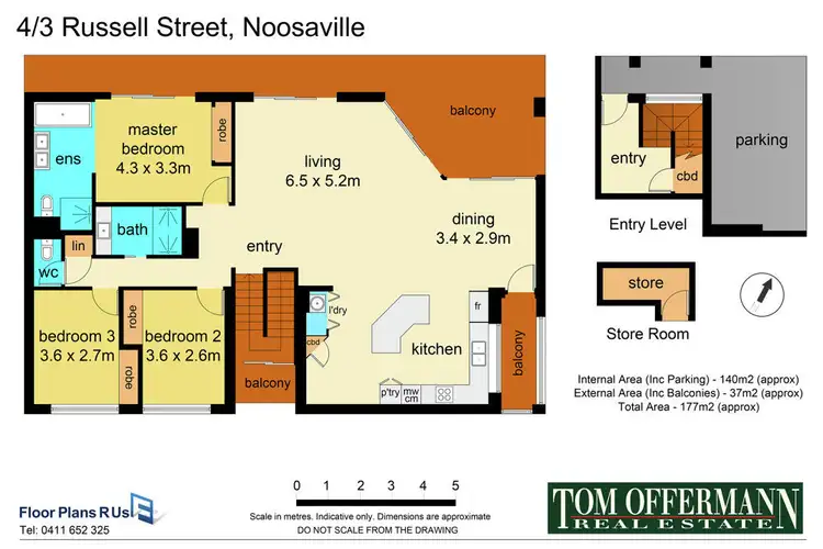 Floorplan of Homely unit listing, 4/3 Russell St, Noosaville QLD 4566