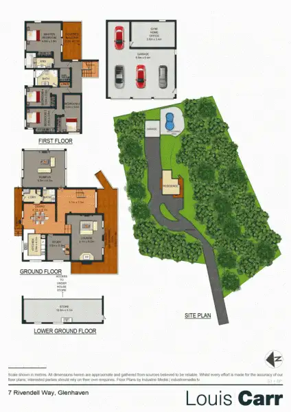 Floorplan of Homely house listing, 7 Rivendell Way, Glenhaven NSW 2156