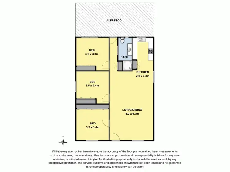 Floorplan of Homely house listing, 37 Miller Street, Colac VIC 3250