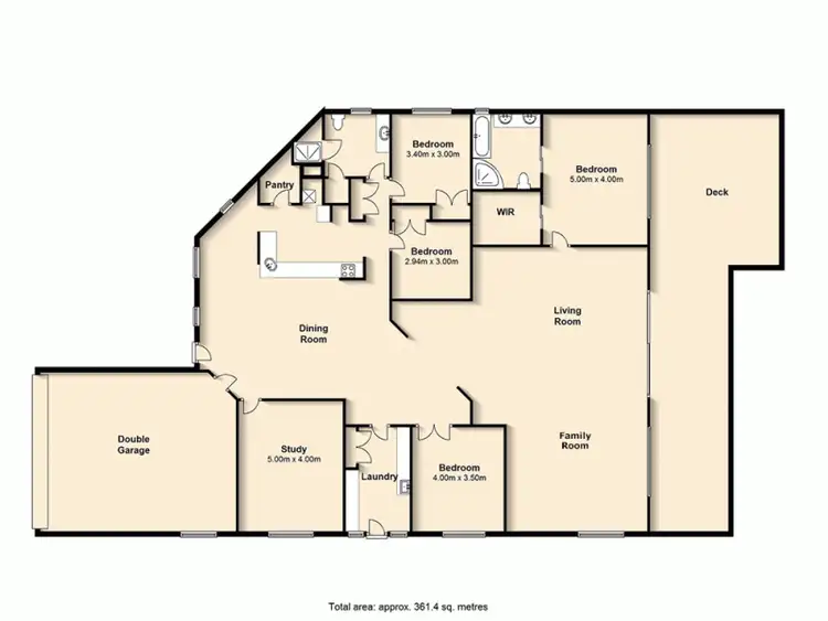 Floorplan of Homely house listing, 6 Parklane Ct, Bellmere QLD 4510
