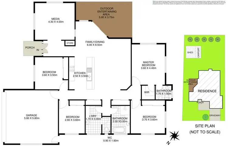 Floorplan of Homely house listing, 11 Currawong Drive, Highfields QLD 4352