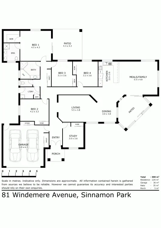 Floorplan of Homely house listing, 81 Windermere Ave, Sinnamon Park QLD 4073
