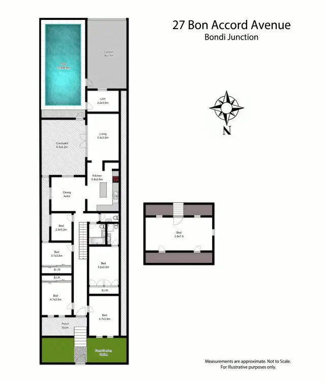 Floorplan of Homely house listing, 27 Bon Accord Avenue, Bondi Junction NSW 2022