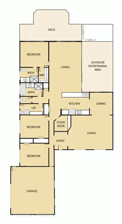 Floorplan of Homely house listing, 14 Royal Close, Wurtulla QLD 4575