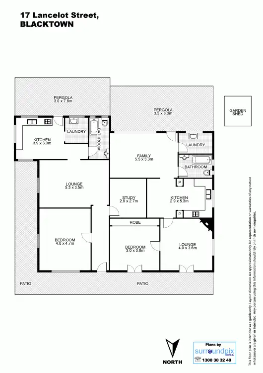 Floorplan of Homely house listing, 17 Lancelot Street, Blacktown NSW 2148