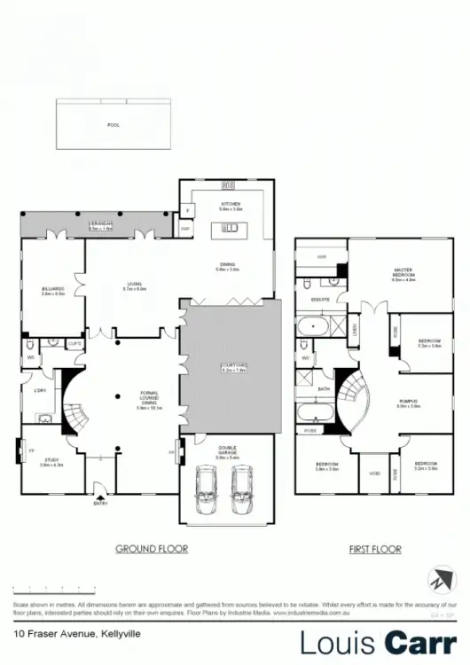 Floorplan of Homely house listing, 10 Fraser Avenue, Kellyville NSW 2155