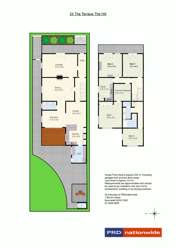 Floorplan of Homely house listing, 24 The Terrace, The Hill NSW 2300