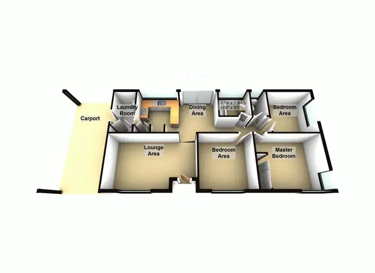 Floorplan of Homely house listing, 6 Miranda Drive, Wilsonton QLD 4350
