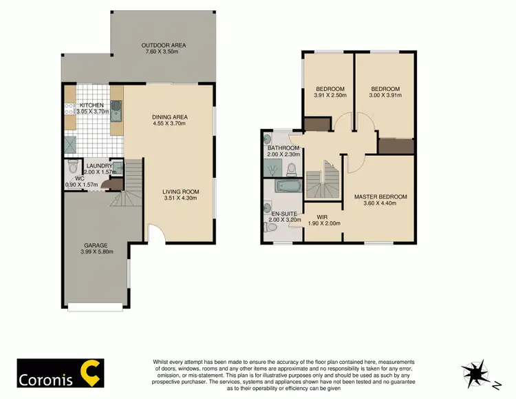 Floorplan of Homely townhouse listing, 45/250 Sumners Road, Riverhills QLD 4074